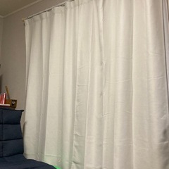綿洗いざらし平織ノンプリーツカーテン／ペールブラウン | 無印良品