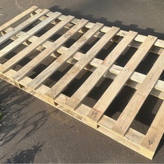 【阿見町飯倉】すのこ状木製パレットあげます2.13×1.13m ...