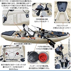 ペダルカヤック　カヤック　カヤックフィッシング