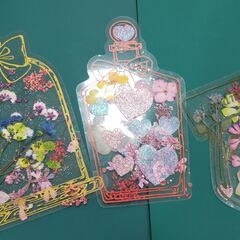 押し花しおり　無料体験会　良寛の里美術館にて