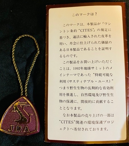 JRA認定ゴールドマークベビークロコダイル型押し ハンドバッグ三越購入  