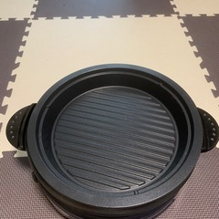 テスコム TESCOM グリル鍋 溝付きプレート/たこ焼プレートつき ダークグレー GP370の画像