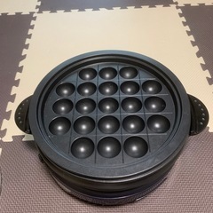 テスコム TESCOM グリル鍋 溝付きプレート/たこ焼プレートつき ダークグレー GP370の画像