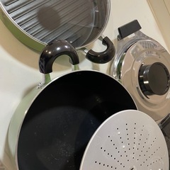 鍋、フライパンセット