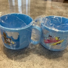 【未使用】4つ！ディズニーホテルコップの画像