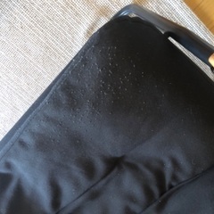 キャンプ用　2人掛け折りたたみベンチ　クッションカバー付きの画像