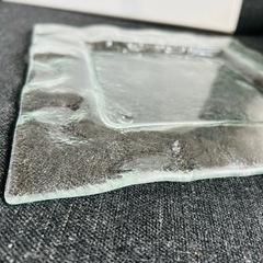 GLASS STUDIO のスクエアプレート　ガラス食器の画像