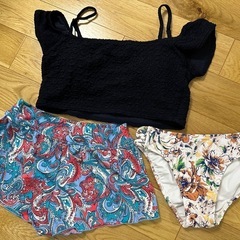 オフショル　水着　レディースの画像