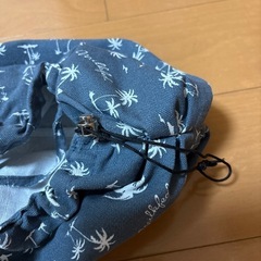 巾着バッグ、椰子の木ブルー、お値引き相談に応じますの画像
