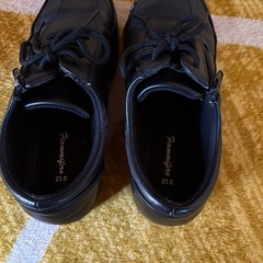 近々処分✋黒のシューズ 23cmの画像