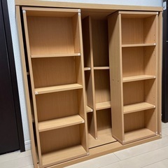 スライド式マガジンラック　本棚
