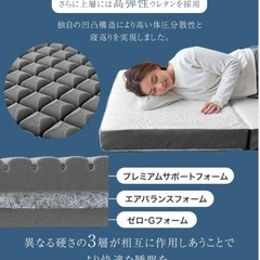 【ほぼ新品】ダブル高性能ウレタンマットレス