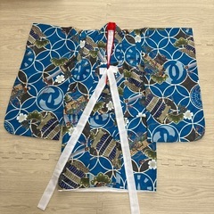 七五三　男の子　被布　着物の画像