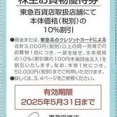 【期間限定!当日渡しOK】東急系割引券／Bunkamura共通ご招待券他の画像