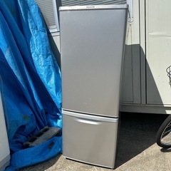 2016年製 Panasonic 2ドア冷蔵庫 168L 単身 コンパクト 中古　NR-B178W-Sの画像
