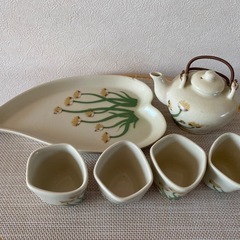 バッチャン焼き茶器セットの画像