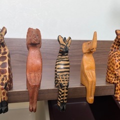 動物の置物 飾り インテリア 5体セットの画像