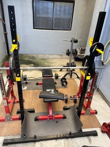 フリーウェイト各種　筋トレ