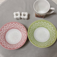 たち吉 小皿 ディズニー コップ 歯ブラシスタンド 陶器 セットの画像