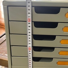 スチール　引き出し　5段の画像