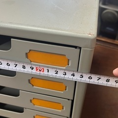 スチール　引き出し　5段の画像