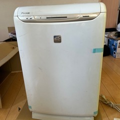 加湿機能付き空気清浄機　　お話し中