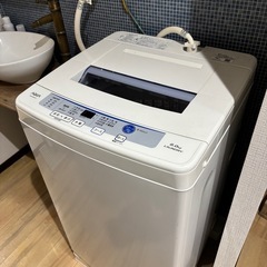 AQUA全自動電気洗濯機　家庭用　6kg