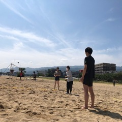 燃えるビーチ🏖️バレー🏐