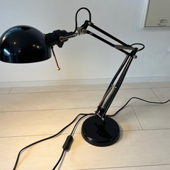 イケアIKEAワークランプ黒フォルソーの画像