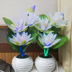 グランドルミナス LEDライト 仏壇用 仏具　仏花 造花 霊前灯...