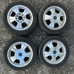 アルミホイール/タイヤ4本セット(14インチ・165/55 R14)
