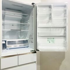 【成約済】◆美品◆パナソニック/NR-E414GV/パーシャル搭載冷蔵庫/冷凍冷蔵庫/406L/5ドア/右開き/2019年/ホワイト/Panasonic/E0EQ0107の画像