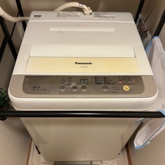 【美品・配送可】洗濯機　Panasonic  　NA-F60B10 