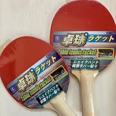 卓球ラケット2個セット（遊戯用）