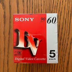 未開封　SONY MiniDV Tape　60分　5本パック