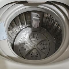 風乾燥機能付　Haier　全自動洗濯機の画像