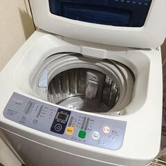 風乾燥機能付　Haier　全自動洗濯機の画像