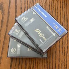 未開封　Panasonic MiniDVC Tape　3本の画像