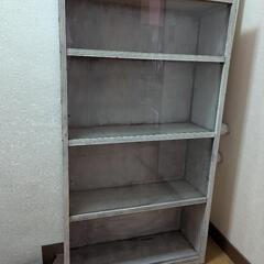 木製 食器 棚 ガラス扉付き ラック ヴィンテージ レトロ アン...