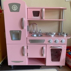 ヴィンテージ木製ままごとキッチン
