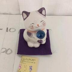 0508-003 風水猫　全体運　貯金箱