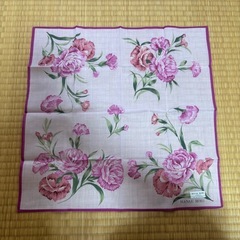 【新品未使用】ハンカチ　HANAE MORI　ピンクの画像