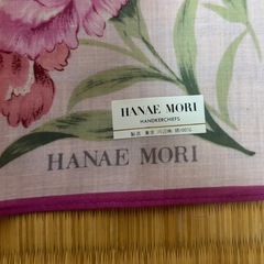 【新品未使用】ハンカチ　HANAE MORI　ピンクの画像