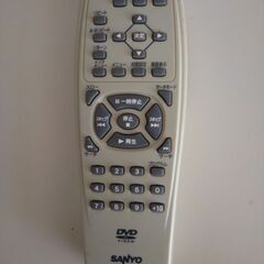 SANYO サンヨー DVDプレイヤー用リモコン RB-PS9の画像