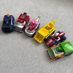 パウパトロール　ミニカー　6台セットの画像