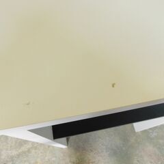 レンジ台 木製 炊飯器置き キッチン収納 シンプル ホワイト&ブラックの画像