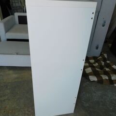 レンジ台 木製 炊飯器置き キッチン収納 シンプル ホワイト&ブラックの画像