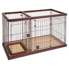 中古品！！　ペティオ製小型犬用サークルとカバー付トイレトレーの画像