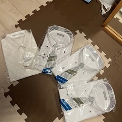 ワイシャツLLサイズ3点、Lサイズ1点(未使用)