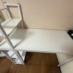 棚付きデスクの画像